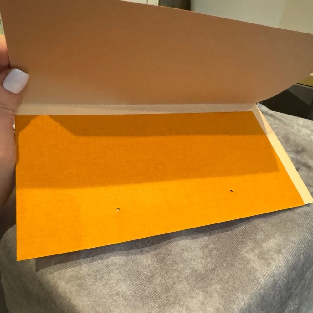 Louis Vuitton‎ Orange  Receipt Envelopes set of 2
